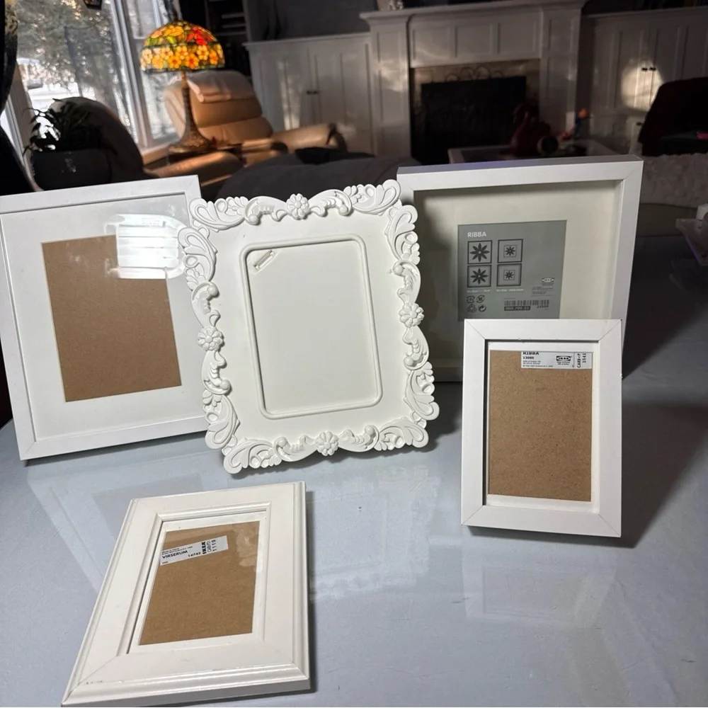 IKEA Lot Of 5 CottageCore Frames Ribba Karsholm Photo Picture Bundle Collage Min
